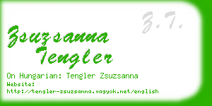 zsuzsanna tengler business card